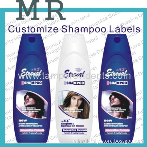 Custom Cosmetic Adhesive Private Labels For Shampoo,custom Vinyl Labels For Branding Bottles For Cosmetics